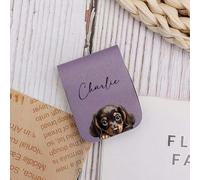 Drawelry Segnalibro Personalizzato, Segnalibro magnetico personalizzato in pelle con lettera, Segnapagina Magnetici Segnalibri Clip per Libri, Agenda, Studio e Regalo (A5)