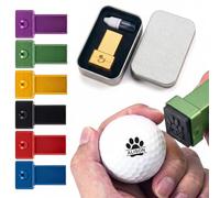 Drawelry Timbro Personalizzato per Pallina da Golf, con monogramma nome logo iniziale autoinchiostrante, accessori per palline da golf per Regali Festa del Papà Golfisti Marito Compleanno (Stile A)