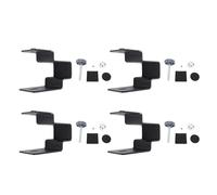 Drawer Panel Installation Clamps 4PCS | 2.45MM Thickened Stainless Steel Adjustable Cabinet Hardware Fixture | 45MM Clamping Width for Drawers/Tables/Benches