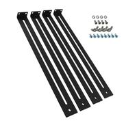 Drawer Repair Kit - Furniture Restoration Tool Set With Mounting Brackets For Bottom Support, Heavy Duty Screws and Replacement Parts Included, Wood Particleboard Mdf Repair Solution