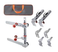Drawer Slide Jig, Cabinet Installation Tool Kit, 18.5x1.97x1.97 Inches, Sliding Guides, Adjustable Mounting Template, Precision Drill Guide for Kitchens Dressers Bedroom Cabinets
