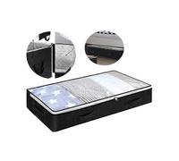 Drawer storage bag, 100x50x15cm black, moisture-proof with window, handle and zipper