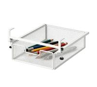 Drawers Secure Clip For Under Desk No Drilling Slide-Out Storage Container