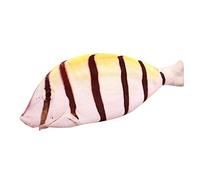 Drawihi, simulazione creativa di portamatite a forma di pesce, articoli da cartoleria coreani, astuccio personalizzato per matite a sfera 25.2*9.8CM Pesce a strisce
