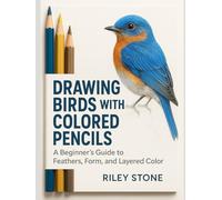 DRAWING BIRDS WITH COLORED PENCILS: A Beginner's Guide to Feathers, Form, and Layered Color