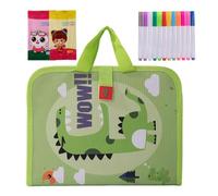 Drawing Board - Erasable Drawing Board For Kids 11 Inch | Reusable Scribble Pad With 12 Markers | PVC Writing Tablet Painting Book For Preschool Learning, Art Creativity, Boys Girls