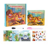 Drawing Book - Watercolor Activity Toy, Reusable Beginner Workbook And Educational Painting Book | Creative Learning Tool, Interactive Art Pad And Coloring Practice For Home, School, Classroom, Indoor