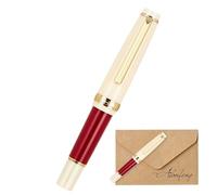Drawing Fountain Penna - Strumento di scrittura ultra fine NIB - Convertitore di inchiostro ricaricabile, design compatto in tasca, penna classica di alta qualità, regalo premuroso per artisti