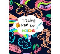 Drawing Pad for kids: Adorable Kids sketchbook, drawing pad. A large 8.5x11 inch journal with 110 pages of blank paper. For drawing, doodling, painting and writing,