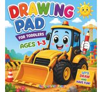 Drawing Pad for Toddlers Ages 1-3: Big and Simple Car-Themed Activity Book for Little Hands, with Drawing, Shadow Matching, Tracing, Scribbling & Doodling Fun