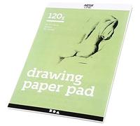Drawing Paper Pad, A4 21x30 cm, 120 g, white, 30sheets