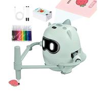 Drawing Robot, Interactive Smart Educational Development Toys With Voice, 11 × 12,5 cm | 4,33 × 4,92 in Kids Tracing Projector - For Arts Flower Autumn Kindergarten Preschool Home Park Leisure Family