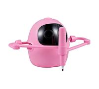 Drawing Robot Kids - Educational Learning Toy | Painting Machine With 100 Cards 5 Pens Abs Build Type-C Charging 14x17cm Size For Ages 3-12 Boys Girls Birthday Home School Classroom Playroom Party