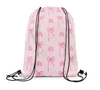 Drawstring Bag Fiocco Fatato Resistente Drawstring Backpack Leggera Storage Bag per Escursionismo Yoga Pallavolo