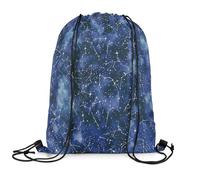 Drawstring Bag Galassia Dell'Universo Blu Multifunzionale Coulisse Borsa con Cordoncino Sacca con Coulisse per Spiaggia Calcio Basket