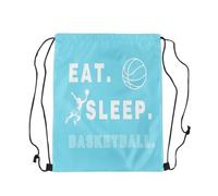 Drawstring Bag Pallacanestro Azzurra Pieghevole Coulisse Borsa Impermeabile Sacca con Coulisse per Pallavolo Basket Spiaggia