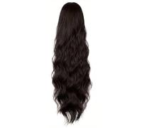 Drawstring Ponytail Hair Extensions for Women,Long Curly Wavy Pony Tail Synthetic Hairpiece for Daily Use Hair Extension for Daily Use(Light Brown,18inch)