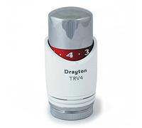 Drayton TRV4 - Valvola termostatica, solo testa, cromata e bianca