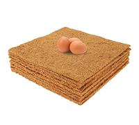 DRBIT ZHAO - Set di 10 tappetini per nidificazione di pollo, riutilizzabili, in palma di cocco naturale, 33 x 33 cm, multifunzionali, per galline che depongono uova