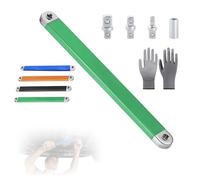 Drbrrly 2026 New Pro Offset Extension Wrench, 15.4 Inch Heavy Duty Carbon Tight Reach Extension Wrench with 1/4", 3/8", 1/2" Square Drive Adapter, for Automotives Repair (Green)