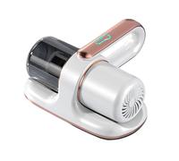 drburpily Aspirapolvere portatile ABS senza fili contro gli acari per animali domestici, aspirapolvere profondo portatile ABS a lunga durata, per dire agli allergeni comfort, bianco