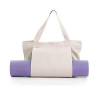 drburpily Borsa a tracolla per pagaia da yoga Borsa a tracolla alla moda per pagaia da yoga mano per il tour Adatta per cinghie Comodo tappetino, cachi