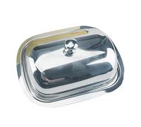 drburpily Burriera moderna con coperchio elegante, per conservare il formaggio, come regalo di inaugurazione o come regalo per gli amanti della cucina e