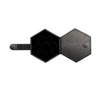 drburpily Custodia compatta ed Elegante per Dadi a Forma Esagonale Che trasporta più Dadi per Le Serate di Gioco La Scatola dei Presenta Una Forma Esagonale per Un Facile