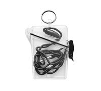 drburpily Custodia porta badge verticale impermeabile affidabile che | asciutti gli oggetti importanti mentre ci gode il tempo in spiaggia e nuota con portachiavi con cordino e registrazione delle