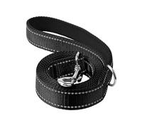 drburpily Guinzaglio riflettente per passeggiate notturne sicure, resistente, adatto a tutte le razze, offre comfort e controllo, guinzaglio per addestramento cani in nylon