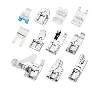 drburpily Kit custodia portatile, aghi per overlock, progetti di cucito | piccola Per scala e mini macchine da cucire come Singer New Home ecc. Per Sistema basso. Macchina Piedino per macchina