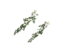 drburpily Le affascinanti composizioni floreali per banchi conferiscono un'eleganza alle decorazioni della location per matrimoni o ai miglioramenti delle sedie della chiesa con