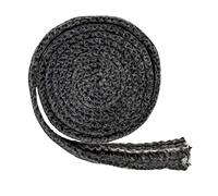 drburpily Nastro di guarnizione piatta in fibra di vetro ricambio per stufa che funziona in modo efficiente e sicuro. Sostituzione del cordone tenuta fibra vetro.