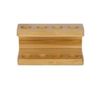 drburpily Organizer per spazzolini da denti indipendente realizzato in robusto bambù, Per unico nel suo genere, con più sezioni per un elegante allestimento