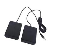 drburpily Pad per esercizi per batteria altamente compatibili con cavi estesi, ideali per musicisti che desiderano flessibilità di configurazione, pedale sustain per pianoforte