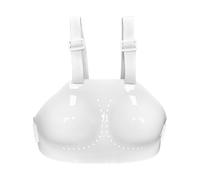 drburpily Robusta protezione per il torace da donna che garantisce durante la pratica della scherma ABS Attrezzatura da scherma per allenamento da competizione, bianco, XL