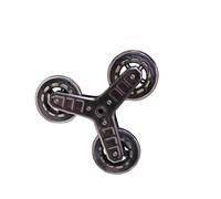 drburpily Ruota girevole versatile con telaio triangolare in acciaio inossidabile, indispensabile per arrampicarsi sui carrelli della spesa per un trasporto migliorato, carrello