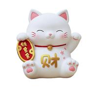 drburpily Salvadanaio Compatto in Stile Cinese per Foto di Capodanno, con Statuette di Conigli e Espressione Carina, Stile Gatto B