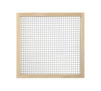 drburpily Setaccio da giardinaggio e un pulsante semplice e durevole di lunga durata, per giardinaggio aiuole strumenti pratici domestici , 32 cm * 29 cm * 5 , foro-3mm*3mm