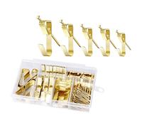 drburpily Soluzione di sospensione affidabile per vari usi Kit per appendere quadri 10 libbre 20 libbre 30 50 100 Ganci e chiodi in acciaio Ganci per quadri 10 20 30 50