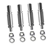 drburpily Sostituzione durevole dell'acciaio legato dell'albero del rullo di supporto del tamburo per condizioni ad velocità Acciaio legato dell'albero anteriore dell'essiccatore kit dell'asse