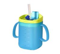drburpily Tazza per adulti per anziani, 280 ml, anti-rovesciamento, con 2 manici, tazza con beccuccio per adulti per anziani, anti-rovesciamento, UN