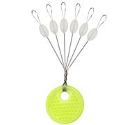 Drchoer Bobber Tappi per lenza: 150 pezzi Sinker Float Stops per pesca spigola - Texas Rig Pesi Stoppers taglia S