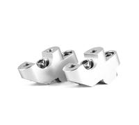 DRCIOQAZR Compatibile con CB500F per CB500X 2013 2014 2015 2016 2017 Moto Moto da per Cross Manubrio Riser Manubrio Riser Bar Kit Riser Manubrio Moto(Silver)