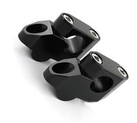 DRCIOQAZR Compatibile con FZ6 FZS 600 2004-2009 per XJR 400 2000-2007 per XJR 1300 2000-2014 Moto Dirt Bike Manubrio Riser Accessori Riser Manubrio Moto(Black)
