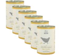 DRCLAUDERS BARF Kit Risparmio 6x400G Dr.Clauder's B.A.R.F. Dog Lattina POLLO CON PATATE DOLCI E ASPARAGI