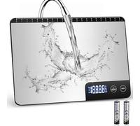 Drcowu Bilancia Cucina Digitale 15kg, Spegnimento Automatico (3, 10, 60 Min), Precisione 1g, Display LCD, Pesa Alimenti in Grammi & Oz, Ideale per Cucina, Baking, Casa