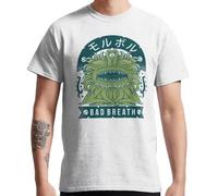 drdSED66DD Bad Breath Malbor Green Monster Art Fantasy T-Shirt White M