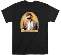 drdSED66DD MUTU 80s TV Sledge Hammer T-Shirt Black XXL