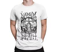 drdSED66DD Napalm Death T-Shirt White S